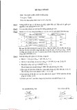 Đề thi cuối kỳ môn Vận hành và điều khiển hệ thống điện năm học 2014-2015