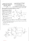 Đề kiểm tra cuối học kỳ môn Mạch điện tử 1: Tổng hợp đề thi các năm