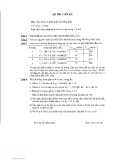 Đề thi cuối kỳ môn Vận hành và điều khiển hệ thống điện [năm học/có đáp án/mới nhất]