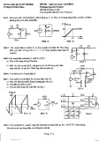 Đề thi Giải tích mạch môn học - Lớp HTD13