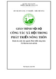 Giáo trình Công tác xã hội trong phát triển nông thôn: Nội bộ