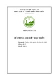 Đề cương chi tiết phương pháp nghiên cứu Kinh tế xã hội: Khuyến nông, Phát triển nông thôn, Kinh tế nông nghiệp