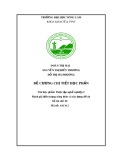 Đề cương chi tiết: Thực tập nghề nghiệp 2 - Đánh giá hiện trạng nông thôn và xây dựng đề án (chi tiết)