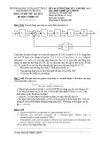 Đề thi Điều khiển quá trình cuối học kỳ I 2016-2017 - ĐH Sư phạm Kỹ thuật