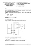Đáp án đề thi Hệ thống truyền động Servo - ĐH Sư phạm Kỹ thuật, học kỳ II năm học 2018-2019