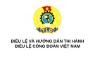 Bài giảng Điều lệ và hướng dẫn thi hành điều lệ Công đoàn Việt Nam