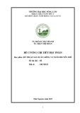 Kỹ thuật sản xuất giống và nuôi nhuyễn thể: Đề cương chi tiết học phần