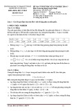 Đề thi Toán ứng dụng trong kỹ thuật cuối học kỳ II 2016-2017 - ĐH Sư phạm Kỹ thuật TP.HCM