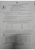 Đề thi kết thúc học phần học kỳ môn Mô hình toán kinh tế - ĐH Ngân hàng TP.HCM