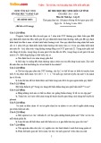 Đề thi chọn học sinh giỏi cấp tỉnh môn Sinh học lớp 12  năm học 2015-2016 – Sở Giáo dục và Đào tạo Bắc Ninh