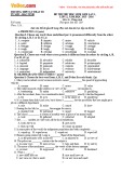 Đề thi thử học sinh giỏi lần 1 môn Tiếng Anh lớp 12 năm học 2015-2016 – Trường THPT Lý Thái Tổ