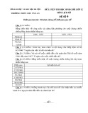 Đề luyện thi học sinh giỏi môn Lịch sử lớp 12 – Trường THPT Chu Văn An (Đề số 4)