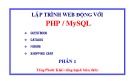 Bài giảng Lập trình web động với PHP/MySQL: Phần 1 - Tống Phước Khải (tổng hợp & biên dịch)