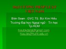 Bài giảng Đại cương pháp luật Việt Nam: Bài 1 – TS. Bùi Kim Hiếu
