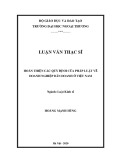 Luận văn Thạc sĩ Luật kinh tế: Hoàn thiện quy định pháp luật về doanh nghiệp dân doanh ở Việt Nam