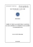 Luận án Tiến sỹ Hóa học: Nghiên cứu phân lập, chuyển hóa và đánh giá tác dụng sinh học của steroid từ loài sao biển Acanthaster planci