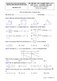 Đề thi thử Toán tốt nghiệp THPT 2021 có đáp án - THPT chuyên Nguyễn Trãi (Lần 1)