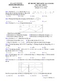 Đề thi thử Toán THPT Quốc gia 2021 - Trường THPT Kim Sơn A