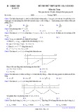 Đề thi thử Toán THPT Quốc gia 2021 có đáp án - Đại học EDX (Lần 1)