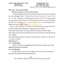 Đề thi định kỳ lần 1 môn Ngữ văn lớp 10 năm học 2018-2019 – Trường THPT Chuyên Bắc Ninh
