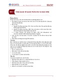 Bài giảng Bảo hiểm: Tổng quan về quản trị rủi ro và bảo hiểm (Bài 1)