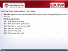 Bài giảng Quản lý công nghệ: Bài 1 – ThS. Phạm Huy Hân