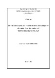 Luận văn Thạc sĩ Khoa học: Lý thuyết lượng tử về ảnh hưởng sóng điện từ lên hiệu ứng âm điện từ trong siêu mạng pha tạp