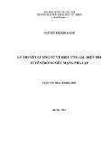 Luận văn Thạc sĩ Khoa học: Lý thuyết lượng tử về hiệu ứng âm -  điện phi tuyến trong siêu mạng pha tạp