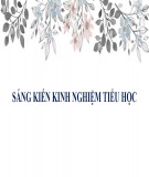 Sáng kiến kinh nghiệm Tiểu học: Giải pháp phát triển kỹ năng giao tiếp Tiếng Anh cho học sinh tiểu học