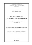 Biểu diễn bất khả quy nhóm đối xứng SU(2) biến dạng: Luận văn Thạc sĩ Khoa học vật chất