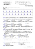 Đề thi Hóa học lớp 10 học kì 2 năm 2019-2020 - Trường THPT Bất Bạt (có đáp án)