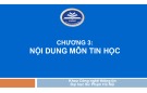 Bài giảng Phương pháp dạy học Tin học: Chương 3 chuẩn nhất từ ThS. Kiều Phương Thùy