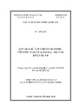 Quyền học tập của phạm nhân: Tóm tắt luận văn Thạc sĩ Luật Hiến pháp và Luật Hành chính từ thực tiễn trại giam Đồng Sơn, Bộ Công an