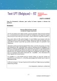 Test LPT (Belgique) – B2