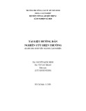 Tài liệu hướng dẫn Nghiên cứu hiện trường ngành Lâm nghiệp (Dành cho sinh viên)