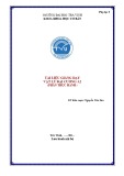 Tài liệu giảng dạy Vật lý đại cương A2 (Phần thực hành) chuẩn nhất
