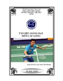 Tài liệu giảng dạy môn cầu lông chuẩn nhất