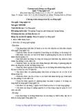 Chương trình khung trình độ cao đẳng nghề nghề Công nghệ ô tô - Trường CĐN KTCN Dung Quất