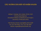Bài giảng Các hướng dẫn mới về nhiễm khuẩn