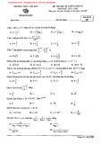Đề kiểm tra Toán lớp 12 học kì 1 năm 2020-2021 - THPT Việt Đức (Mã đề 002)