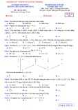 Đề kiểm tra Toán lớp 12 giữa học kì 1 năm 2020-2021 – Trường THPT Lương Đắc Bằng (Mã đề 176)