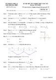 Đề thi thử Toán tốt nghiệp THPT 2021 có đáp án - Liên trường THPT Nghệ An