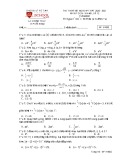 Đề thi thử Toán tốt nghiệp THPT 2021 - Trường iSchool Hà Tĩnh (có đáp án)