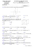 Đề thi thử Toán tốt nghiệp THPT 2021 - Trường Chuyên Võ Nguyên Giáp