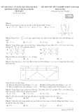 Đề thi thử Toán tốt nghiệp THPT 2021 có đáp án - Trường THPT Cầm Bá Thước