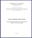 Giáo trình Giải tích Phần 2 (ĐH Vinh): Cho sinh viên kỹ thuật, công nghệ