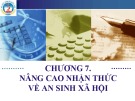 Bài giảng An sinh xã hội: Chương 7 - ĐH Kinh tế Quốc dân