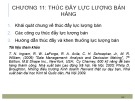 Bài giảng Quản trị bán hàng: Chương 11 - ĐH Kinh tế Quốc dân