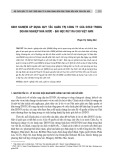 Kinh nghiệm áp dụng quy tắc quản trị công ty của oecd trong doanh nghiệp nhà nước - Bài học rút ra cho Việt Nam