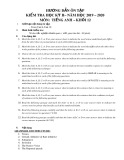 Đề cương ôn tập học kì 2 môn Tiếng Anh lớp 12 năm 2019-2020 - Trường THPT Việt Đức